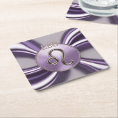 Lavendel Silver Leo Onderzetter Set (Schuin)