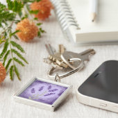 Lavendel Sleutelhanger (Zijkant)