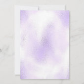 Lavendel Sneaker Ball Verjaardagsfeest Uitnodiging (Achterkant)