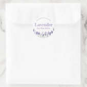 Lavendel Soja Wax smelt Ronde Sticker (Tas)
