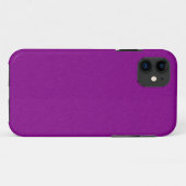 Lavendel solide glans Case-Mate iPhone case (Achterkant (horizontaal))