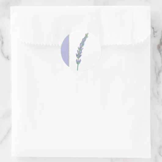Lavendel Sprig Sticker (Tas)