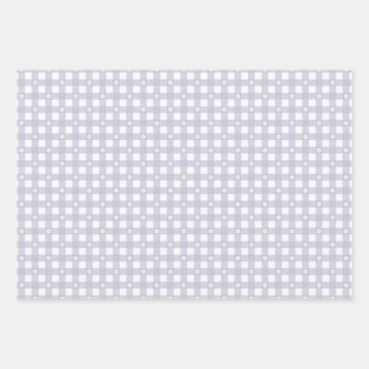 Lavendel Spring Pattern Schattigee inpakpapier vel (Voorkant)