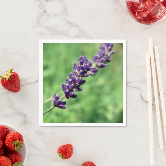 Lavendel Stalk fotopapier servetten (Insitu)