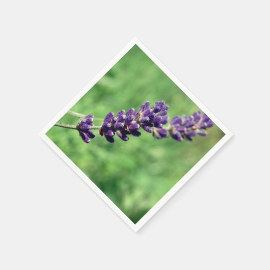 Lavendel Stalk fotopapier servetten (Hoek)