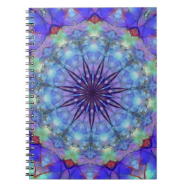 Lavendel Starburst Mandala Notitieboek