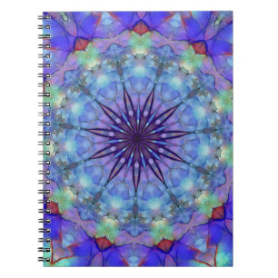 Lavendel Starburst Mandala Notitieboek