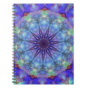 Lavendel Starburst Mandala Notitieboek