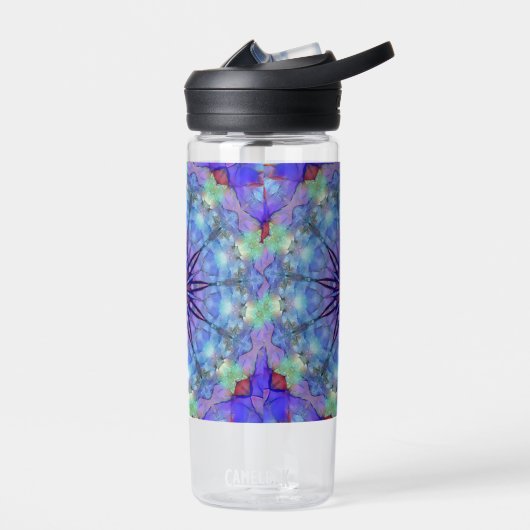 Lavendel Starburst Mandala Waterfles (Links)