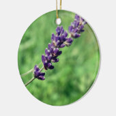Lavendel Steel Foto Cirkel Ornament (Links)