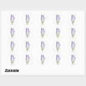 Lavendel stickers waterverf Bloemen Kruiden (Vel)