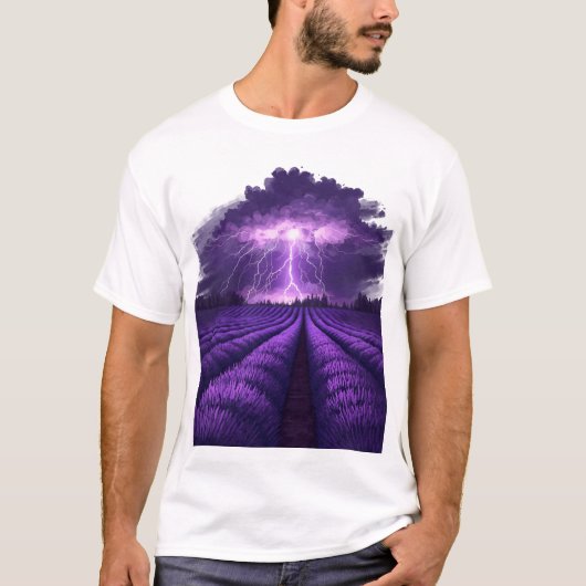 Lavendel Storm T-shirt (Voorkant)