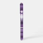 Lavendel strepen iPhone 16 hoesje (Linkerkant)