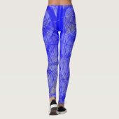Lavendel Strepen Leggings (Achterkant)