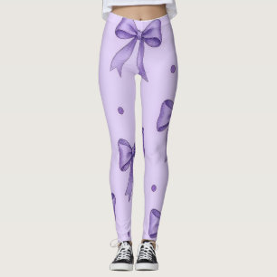 Lavendel Strik Leggings