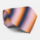 Lavendel Sunset Kleuren Stropdas (Opgerold)