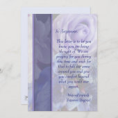 Lavendel sympathie kaart (Voorkant / Achterkant)