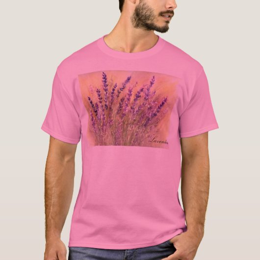 Lavendel T-shirt (Voorkant)