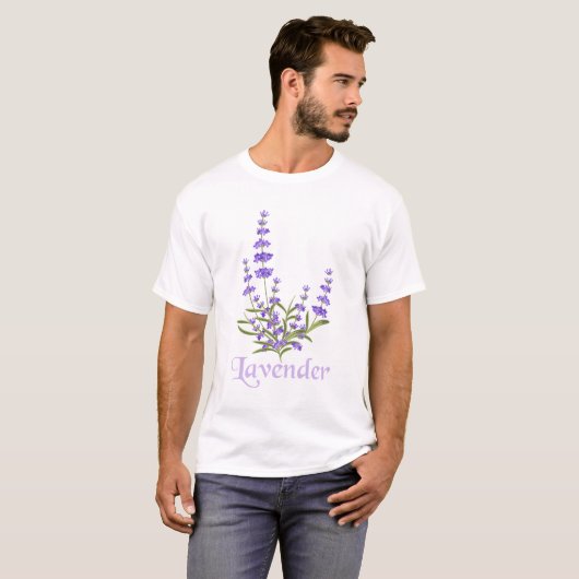 lavendel t-shirt (Voorkant volledig)