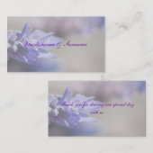 Lavendel tafel plaatsing zitplaatsen bruiloft plaatskaartje (Voorkant / Achterkant)