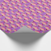 Lavendel takje cadeaupapier (Hoek)