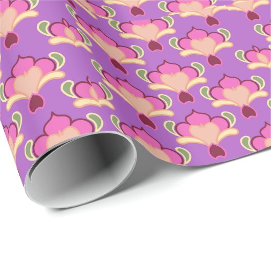 Lavendel takje cadeaupapier (Rol Hoek)