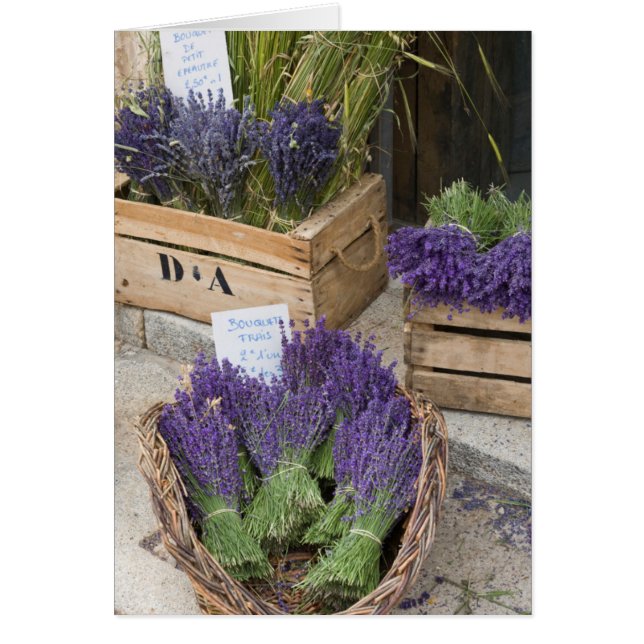 Lavendel te koop, Provence, Frankrijk (Voorkant)