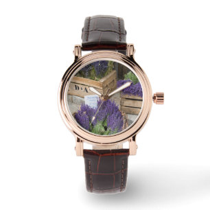 Lavendel te koop, Provence, Frankrijk Horloge