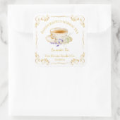 Lavendel Tea Square Label (Tas)