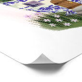 Lavendel Teacup Cottage Art Print (Hoek)