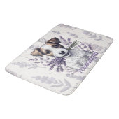 Lavendel Terrier Liefde Badmat (Gekanteld)