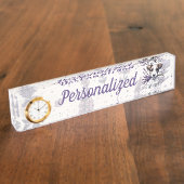 Lavendel Terrier Liefde Naambordje (Zijkant)