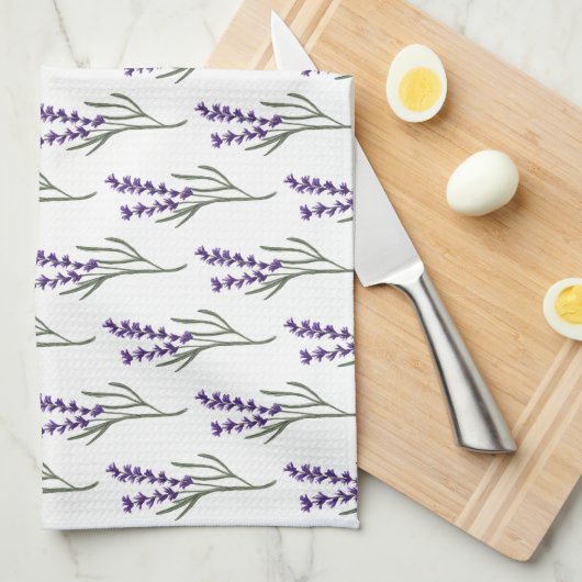 Lavendel theedoek (Quarter Fold)