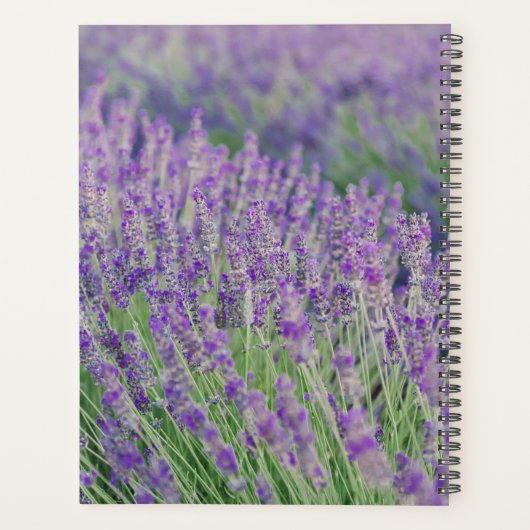 Lavendel Thema Gift voor Travel Lover Planner (Achterkant)