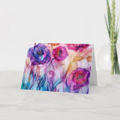 Lavendel tinten - Gepersonaliseerde Moederdagkaart Kaart (Voorkant)