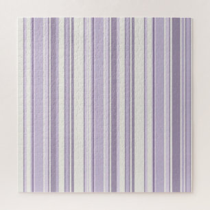 Lavendel tinten zachte ivoor strepen legpuzzel