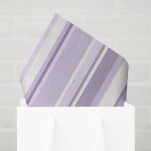 Lavendel tinten zachte ivoor strepen tissuepapier