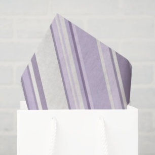 Lavendel tinten zachte ivoor strepen tissuepapier
