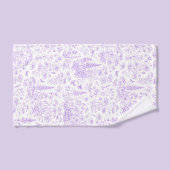 Lavendel toile bad handdoek (Handdoek)