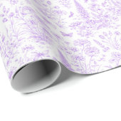 Lavendel toile cadeaupapier (Rol Hoek)