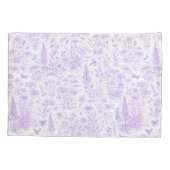 Lavendel toile kussensloop (Achterkant)