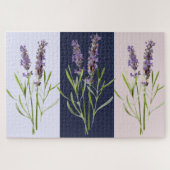  lavendel triptyse legpuzzel (Horizontaal)