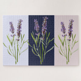  lavendel triptyse legpuzzel