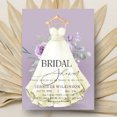 Lavendel Trouwjurk Vrijgezellenfeest Kaart