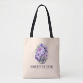 Lavendel trouwtas tote bag (Voorkant)