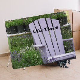 Lavendel Tuinstoel Bewegende aankondiging