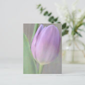 lavendel Tulip Post Card Briefkaart (Staand voorkant)