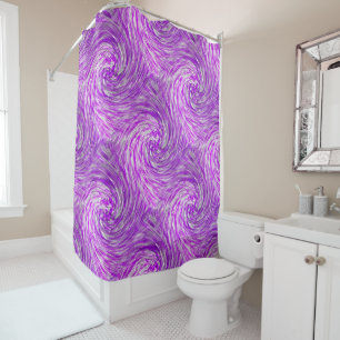 Lavendel Twirls...... Douchegordijn
