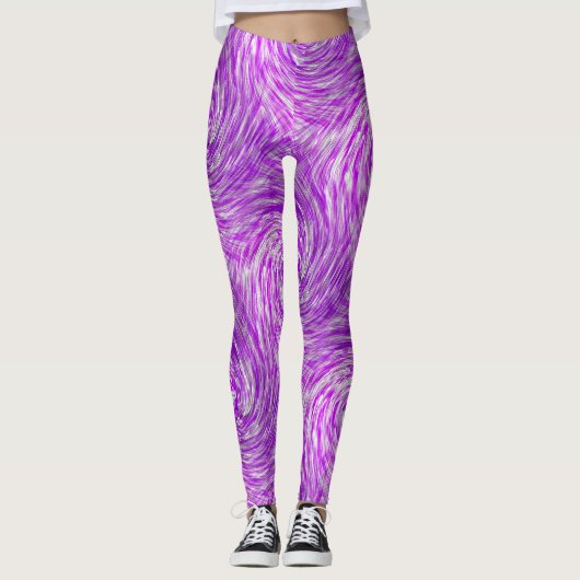Lavendel Twirls...... Leggings (Voorkant)