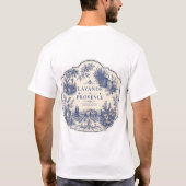 Lavendel uit Provence T-shirt (Achterkant)